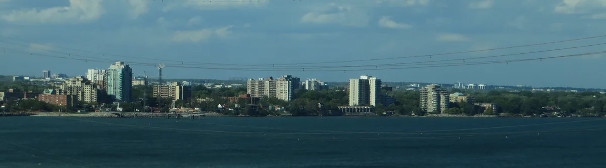 QEW corridor industrial area Burlington Ontario